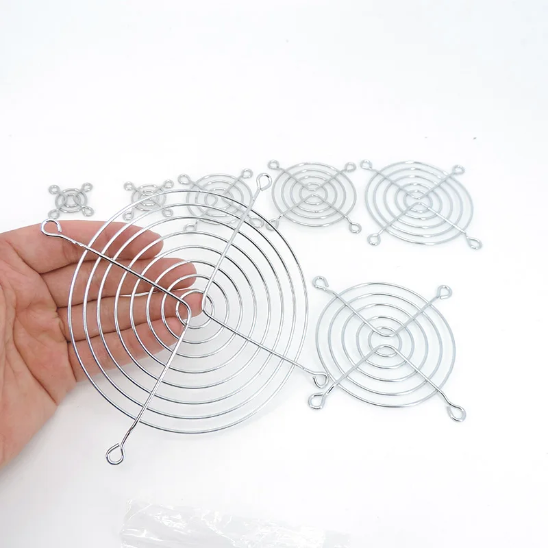 DC 12V Fan 2pin Cooling 3010 5010 7025 8025 1 Brushless Guard Metal Grill Cover 40mm 60mm 80mm 120mm for 3d print DIY cooling fan 3d printer fan