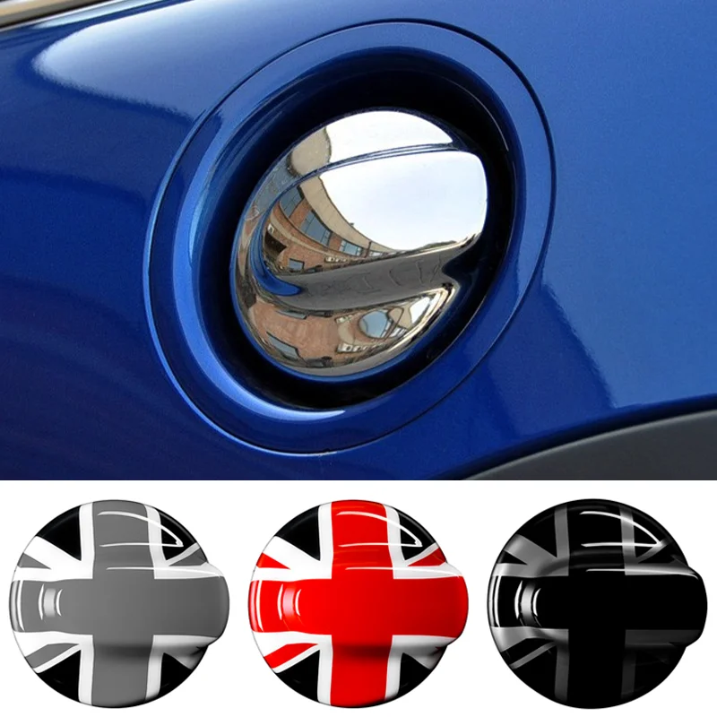 

R55 R56 R57 R58 R59 3D Union Jack Car Fuel Tank Cap Cover For MINI Cooper Exterior Protector Accessories