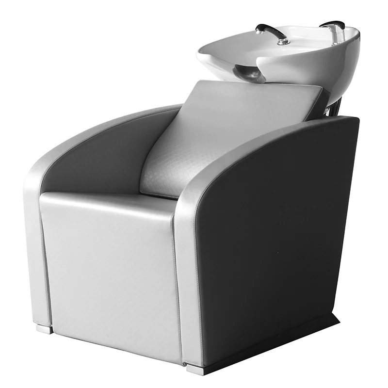 High quality shampoo station sink and chair furniture salon equipment popular shampoo chairs