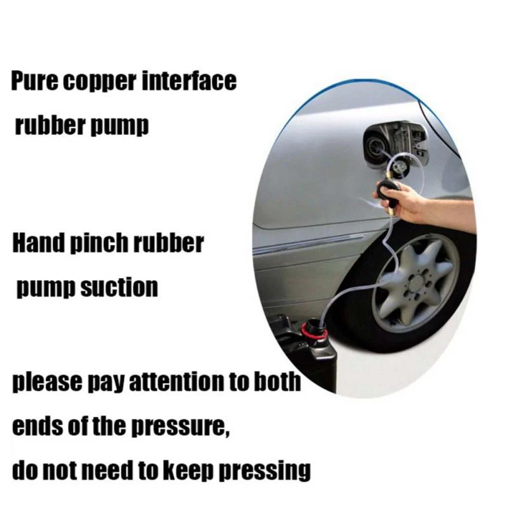 

Liquid Transfer Siphon Hand Pump Vehicle Manual Travel Emergency Oil Suction
