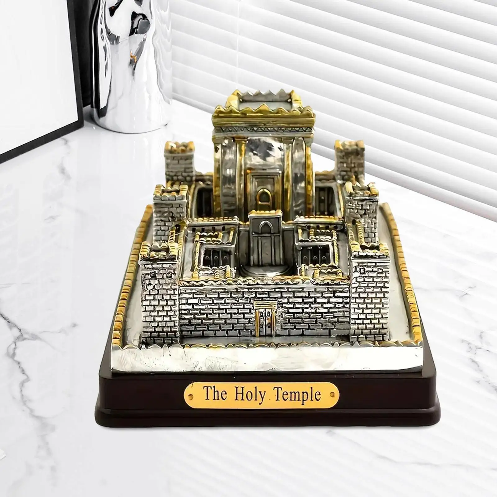 The Holy Temple Statue Collectible Creative Table Sculpture Jerusalem Model For Office Shelf Desk Cabinet Housewarming Gift