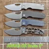 JUFULE New OZ Rosie Titanium Handle Real 60+ HRC 154CM Steel Ceramic Bearings Pocket EDC Tool Camping Hunt Outdoor Folding Knife 1