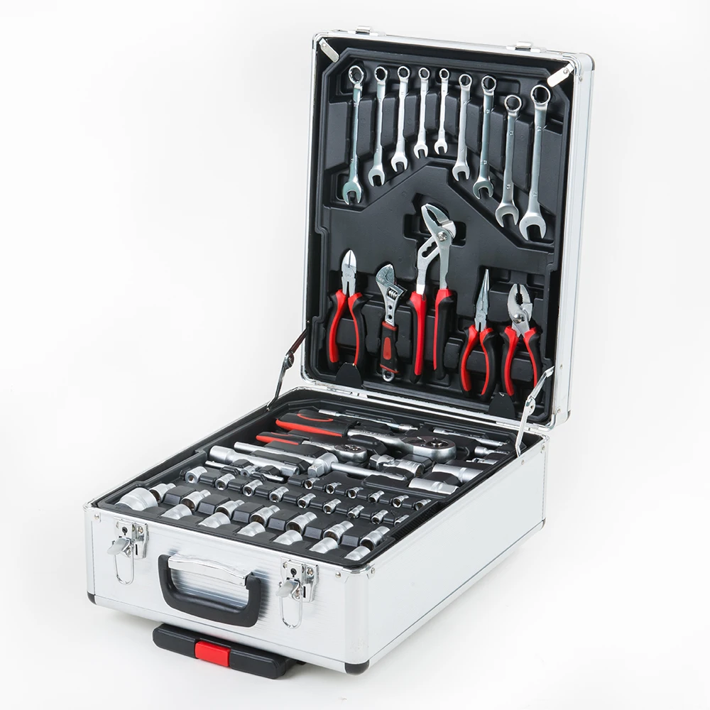 

OEM 186pcs Household Tool Set Auto Repair Tool Kit Toolbox and Wheels