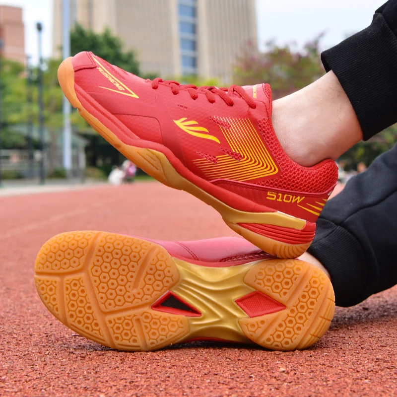 Badminton Shoes Men Women Breathable Spring Summer Tennis Shoes Light Weight Volleyball Sneakers