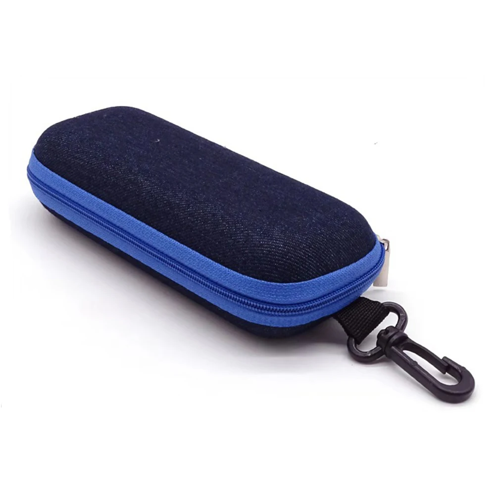 1PC Tragbare Brillen Fällen Abdeckung Sonnenbrillen Hard Fall Für Frauen Männer Gläser Box Mit Lanyard Zipper Brillen Cases Schutz neue – Detail 8