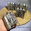 Natural Pyrite Tower, Crystal Energy Tower, Spiritual Energy Quartz Chakra Magic Column - Home Decor, Holiday Gifts 3