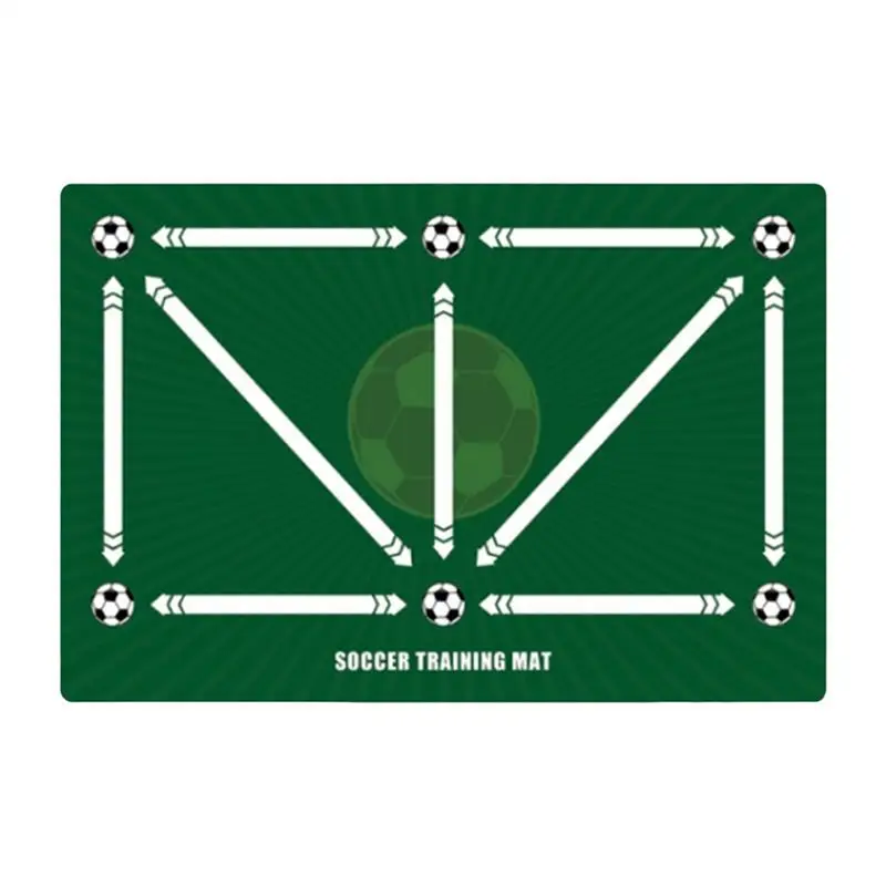 Soccer Training Mat Football Footstep Training pad  Push-Pull Training pad Football dribbling skills Mat rubber Soccer practice