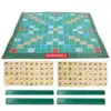 1PCS, English Scrabble Solitaire, Alphabet Chess, Alphabet Scrabble, Jigsaw Board Game for 2-4 players, board game。 3