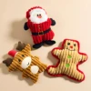 Christmas Pet Chewing Toy for Grinding and Cleaning Teeth Interactive Squeaky Plush Toy for Help Relieve Boredom Pet Toy for Dog 4
