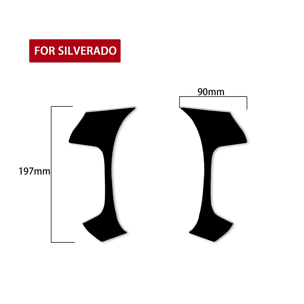 

Крышка рулевого колеса, внутренние детали пианино, черная пластиковая крышка для автомобиля, 1 комплект для Chevrolet Tahoe 07-14