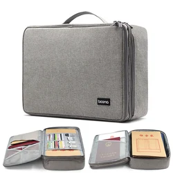 Oxford Important Documents Organizer Storage Bag Two Layers for A4 Papers Storage Certificate Diploma File Contract Collection