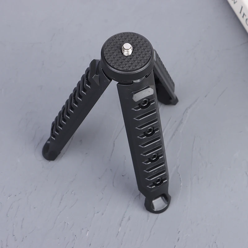 1Pc Camping Light Tripod For Mini LED Light Pocket Keychain Flashlight Stand Emergency Outdoor Supplies