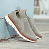 New Men's British Style Shoes Brock Knitted Mesh Casual Oxford Sneakers Slip on Ultra-Light Hollow Footwear Large Size 40-46 6