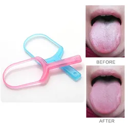 1pc Tongue Cleaner Scraper Reusable Oral Cleaning ScraperOral Hygiene Care Tongue Brush Tongue Cleaning Tool Fresh Breath