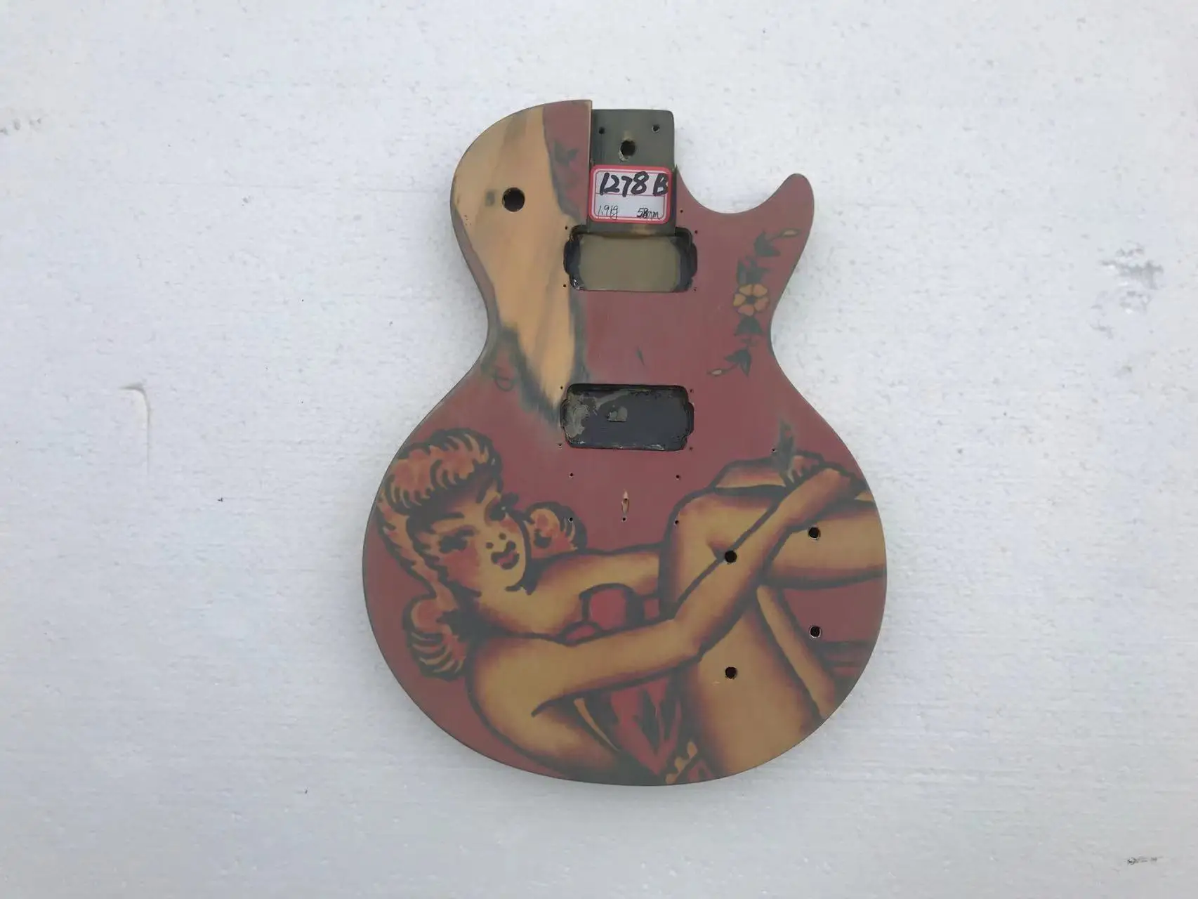 

DIY Body for Custom 6 Strings Electric Guitar Part Guitarra Bodies in Stock Discount 1278B