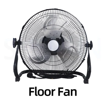 Floor To Ceiling Fan Household Desktop High-Power Fan Industrial Floor To Ceiling Fan Powerful Desktop Fan Adjustable Wind Speed 1