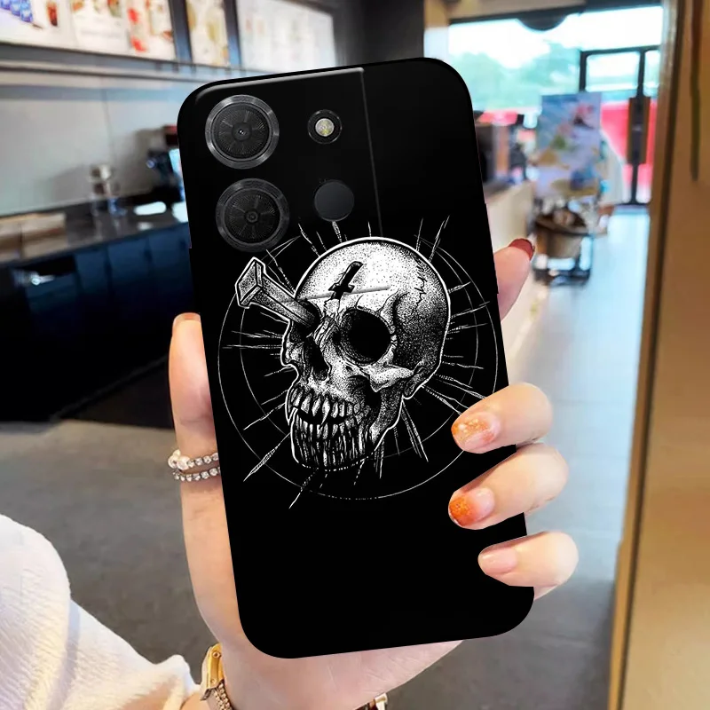 Vibrant Painted TPU Silicone Shockproof Phone Case - Protective Soft Cover
