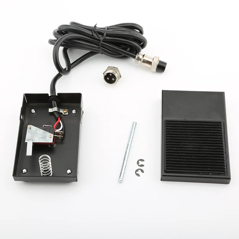 Nonslip Foot Switch Pedal Signal Controller 2 Pins 3 Pins Metal Foot Pedal Switch Pedal Switch For TIG Plasma Cutting Machine 3