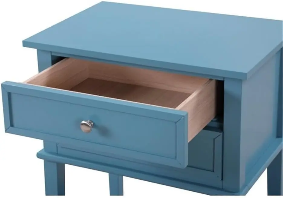 Newton 2 Drawer Nightstand in Teal
