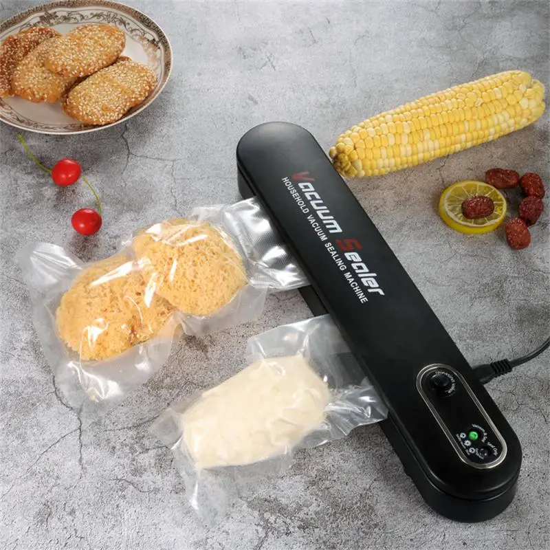 

Vacuum Sealer Packaging Machine With Free 10pcs Vacuum Bags Food Fresh Vacuum Sealer Machine Household Kichen Tool