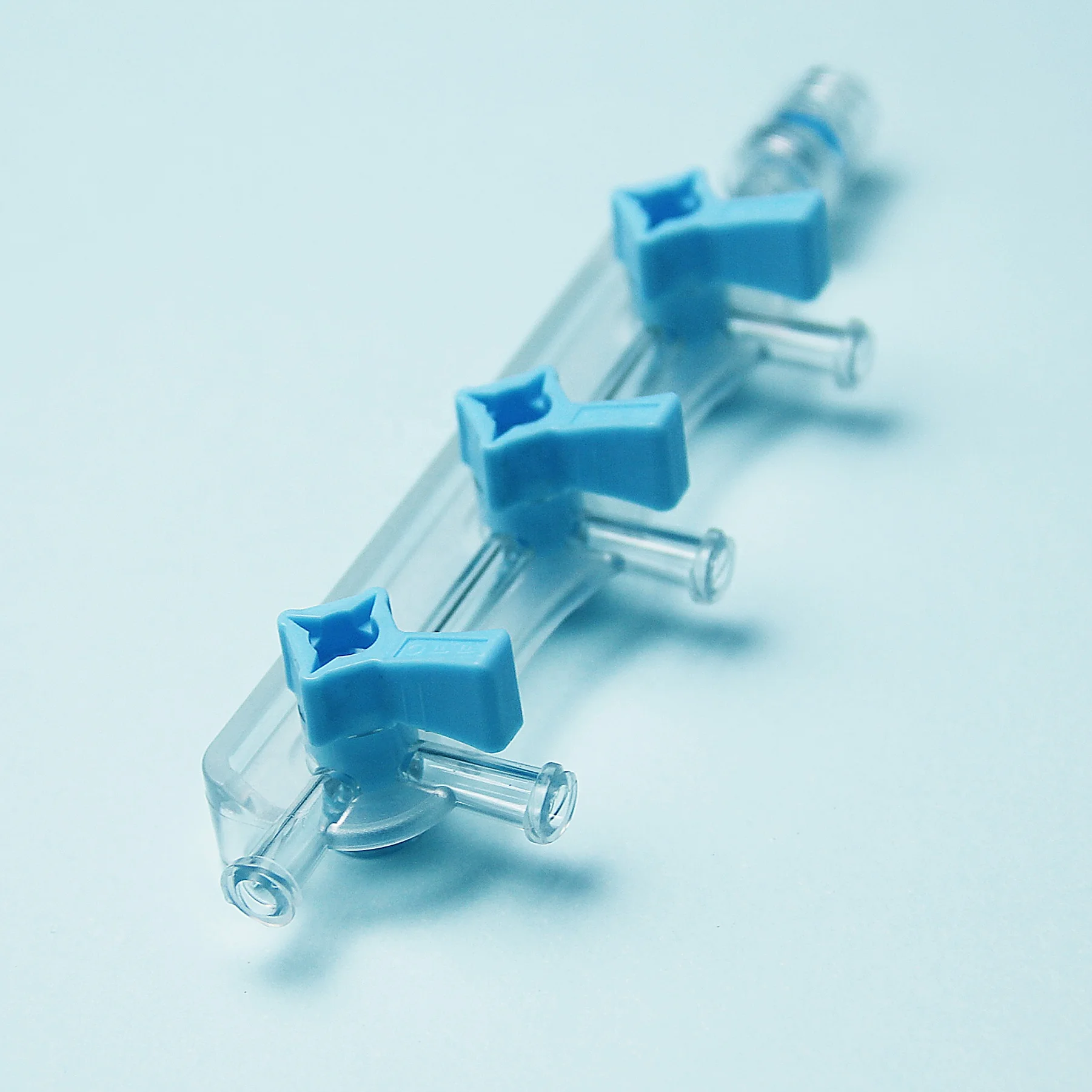 

Tianck high pressure disposable cardiology PTCA angiography 500PSI 3 ports medical manifold