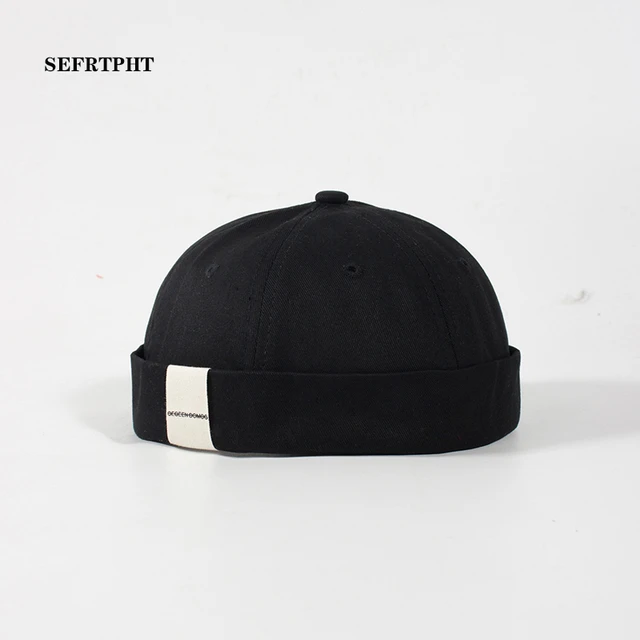 Bonnet Docker pour hommes et femmes, casquette de marin rétro, chapeau de  seau chaud sans bord, casquette de crâne, Bonnet Hip Hop - AliExpress