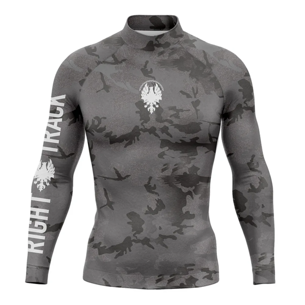 Men's Rash Guard Swimming Shirts Lycra Quick Dry Swimming Surfing Diving Tops Upf 50+ Ropa Surf Shirt Gym Water Sport Clothing