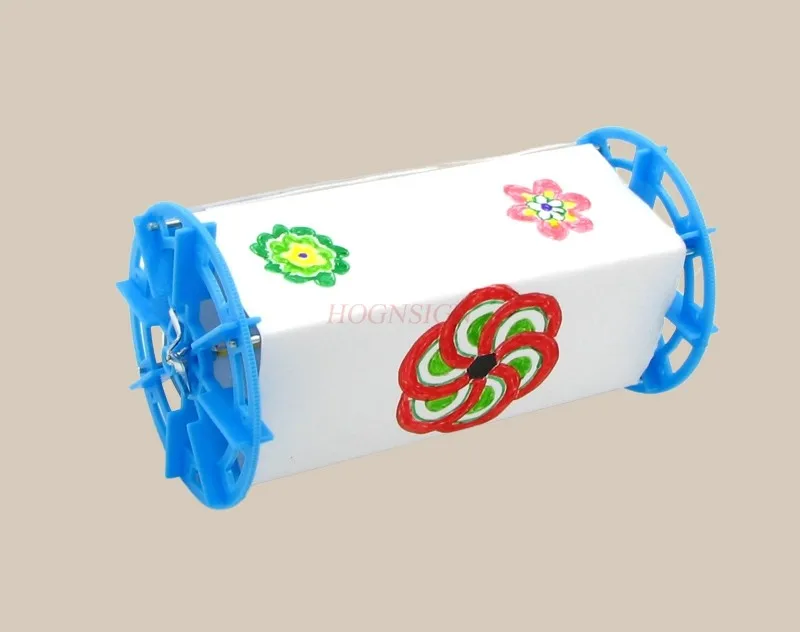 물리학 소규모 생산 DIY 관성 과학 실험, 스트레칭 힘 반동 힘, 앞뒤로 중력 매직 휠