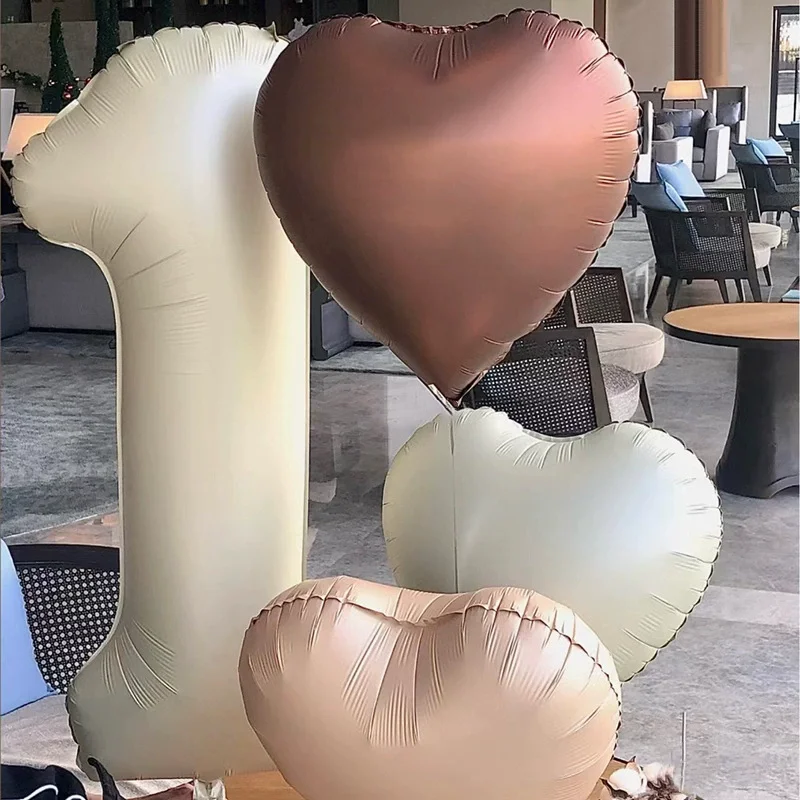 40 Inch Retro Number Balloon 123456789 Baby Shower Birthday Party Wedding Decoration