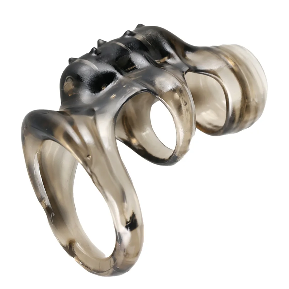 Delay Male Ejaculation Sleeve Vibrating Ring G-spot Stimulator_voghion.com
