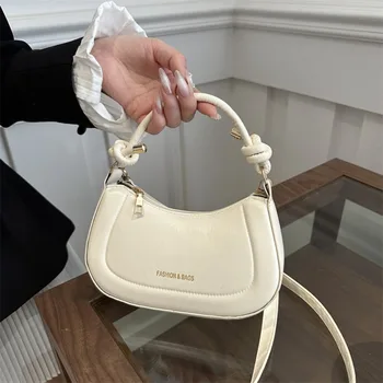 French Luxury Fashion Women's Bag Handbags Ladies Solid Color High-end Texture Versatile Shoulder Bag for Woman