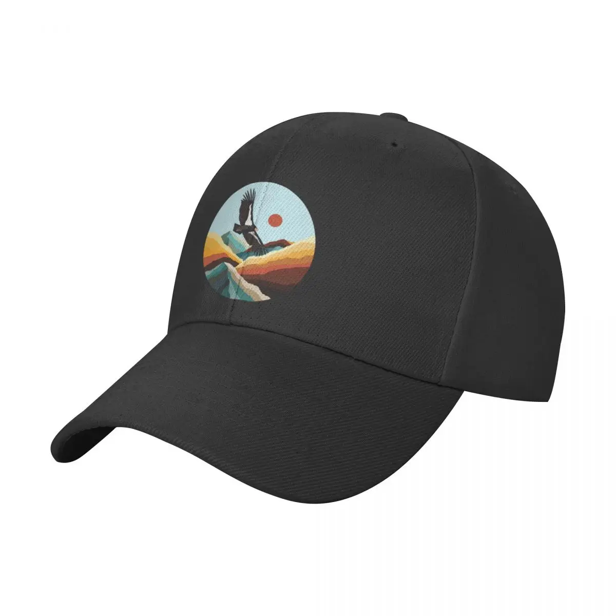 

Condor in Flight Baseball Cap Golf Hat Man For The Sun Big Size Hat Sports Cap Women's Beach Men's