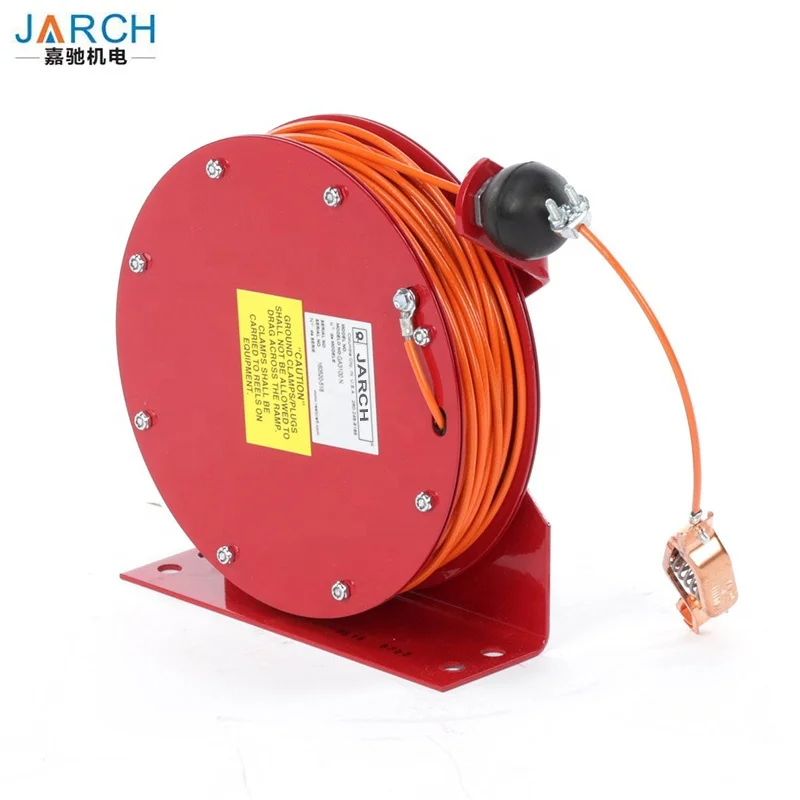static grounding reel 15M 30M metal cable reel retractable hose reel wire  wrapping - AliExpress