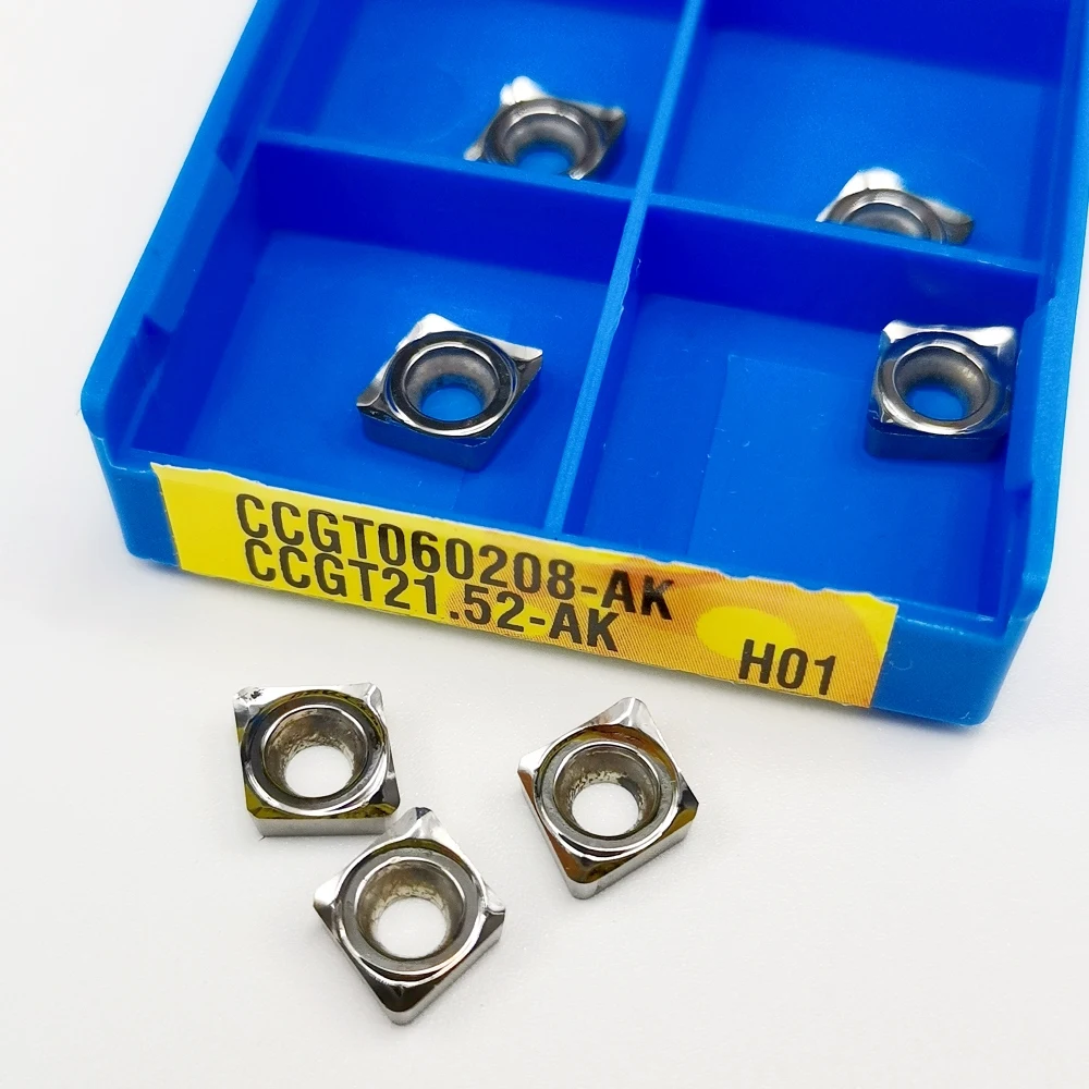 

Outer Grooving Tool CCGT060208-AK HO1 Metal Lathe Hard Alloy Carbide Insert Turning Tool Parting CNC CCGT 060208