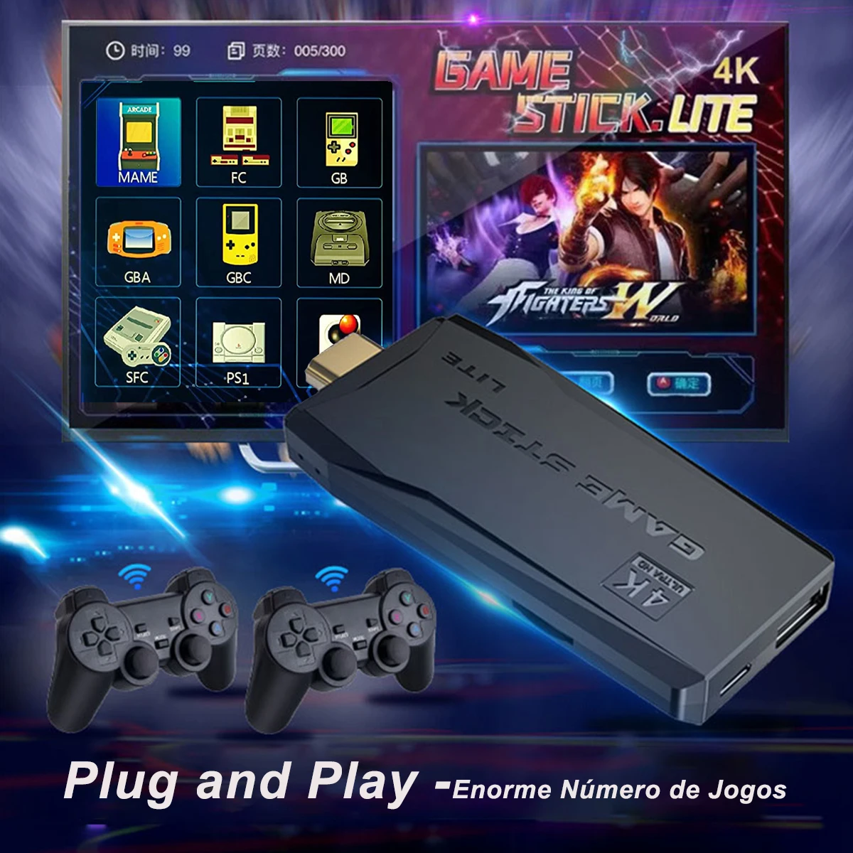 Blulory-HD   ܼ 64G ƽ  Ʈѷ PS1/GBA  10000 Ŭ  ,  е尡 ִ  