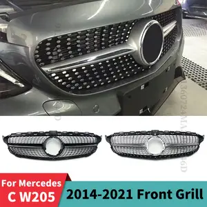 Free shipping cool design benz front grille logo light for benz c-class  w204 c200 c230 c260 08'-13 led logo light - AliExpress