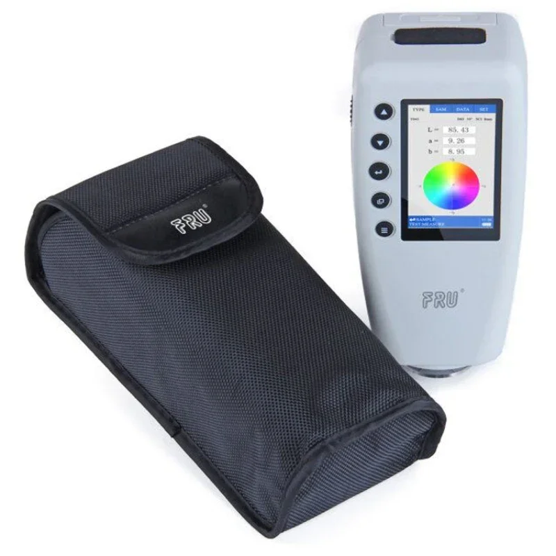High Quality Portable Accurate Colorimeter WR18 Color MeterSwitchable Caliber with 4mm 8mm WR10 3