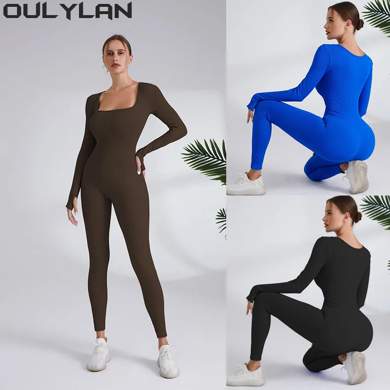 

Женская тренировочная одежда для йоги Oulylan с длинным рукавом