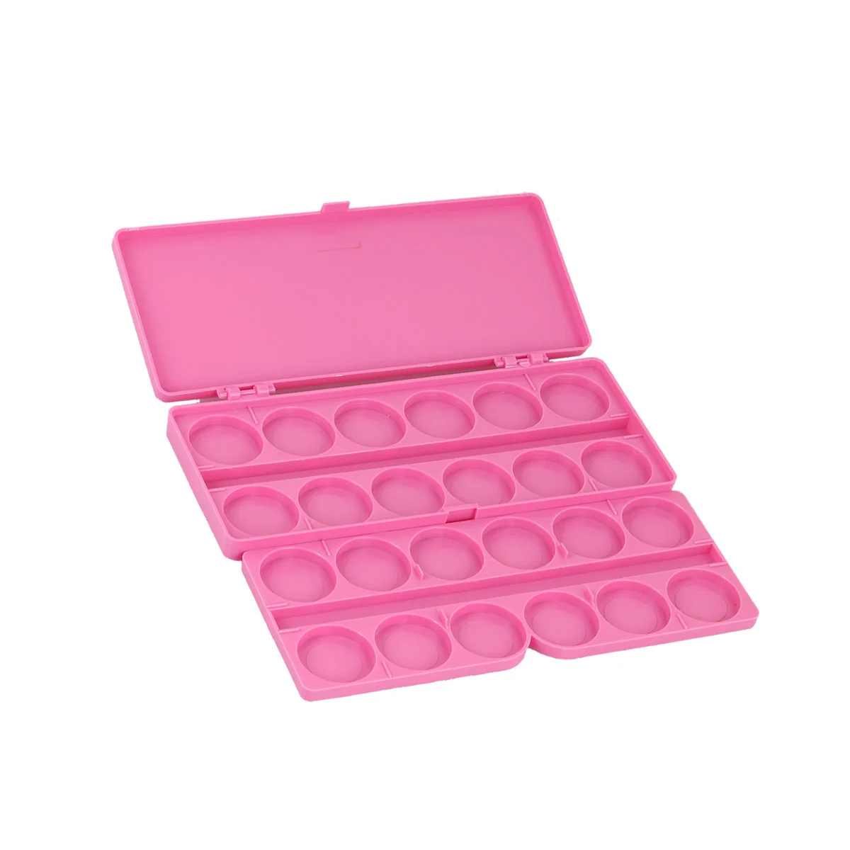 

Manicure Painting Box Watercolor Painting Tray Gouache Pigment Mixing Tray Plastic Storage Box White Watercolor Painting Tray