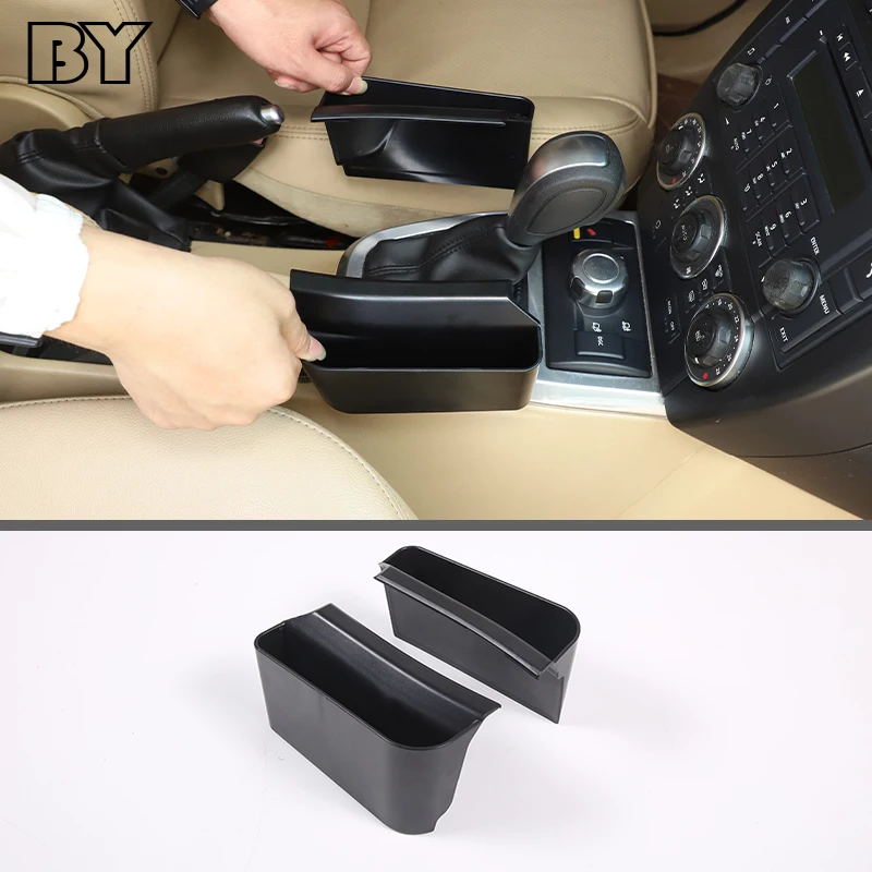 

Для Land Rover Freelander 2 2007-12 ABS черный Автомобильный Центральный контроллер с обеих сторон многофункциональный ящик для хранения автомобильные аксессуары для интерьера