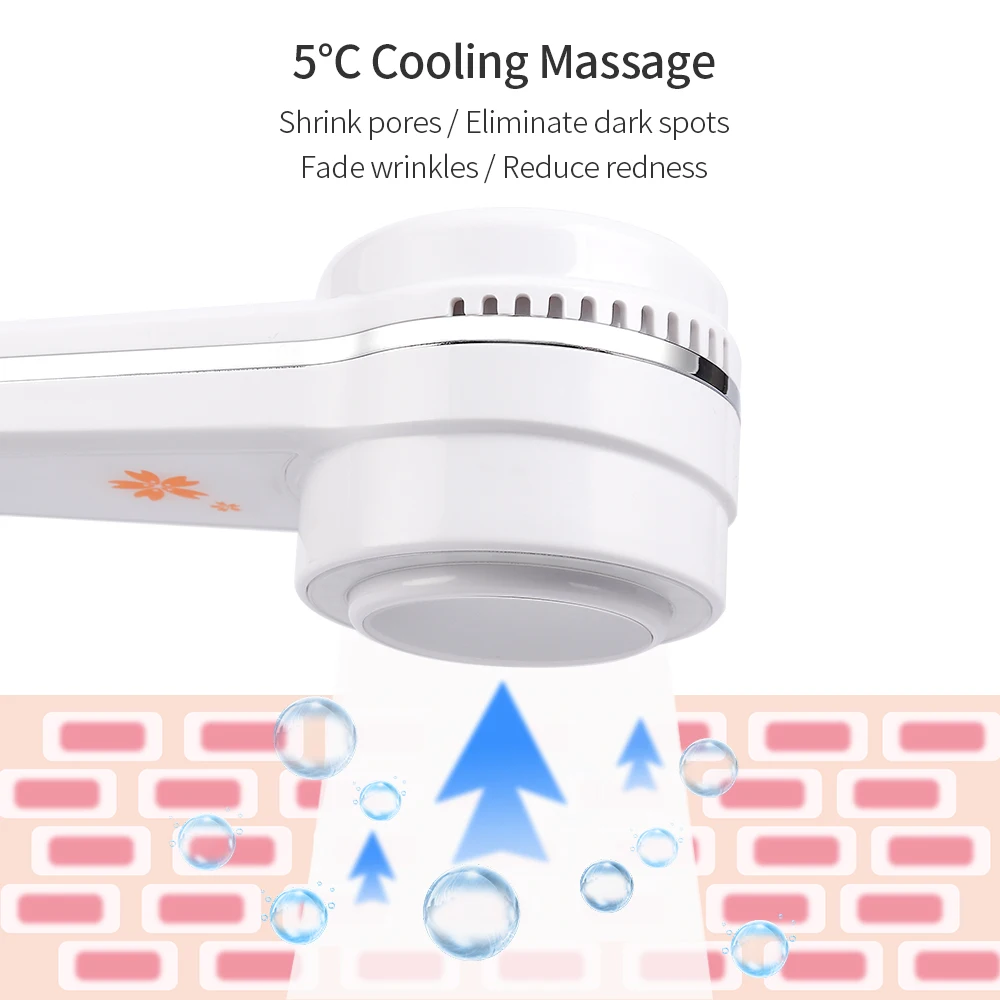 Cold Hammer Cryotherapy Machine Nutrition Lead-in Face Massager Skin Lifting Tightening LED Photon Rejuvenation Cooling Hammer