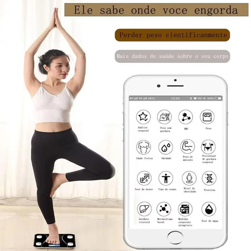 Special electronic scale for body management and fat loss smart mode Bluetooth body fat scale home weight scale ultra-precis NEW 4