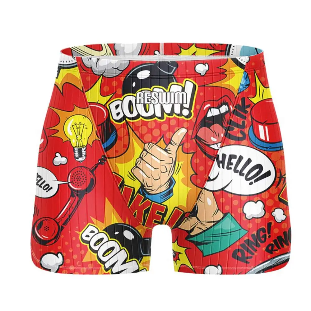 Men's Swim Jammer Swimsuit Shorts Athletic Training Short Swimwear Swimming Trunks Summer Quick Dry Lycra Surf Diving Pants swim trunks,swim shorts,men swimsuit