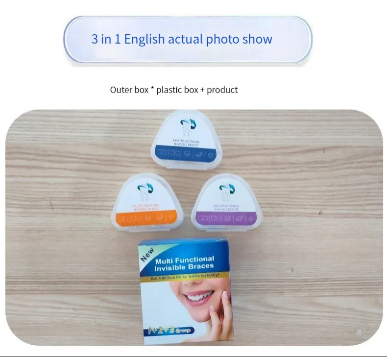 3 Stages Dental Orthodontic Braces Anti Snoring Bruxism Mouth Guard Teeth Retainer Sleeping Guard Bruxismo Snoring Mouth Guard 5
