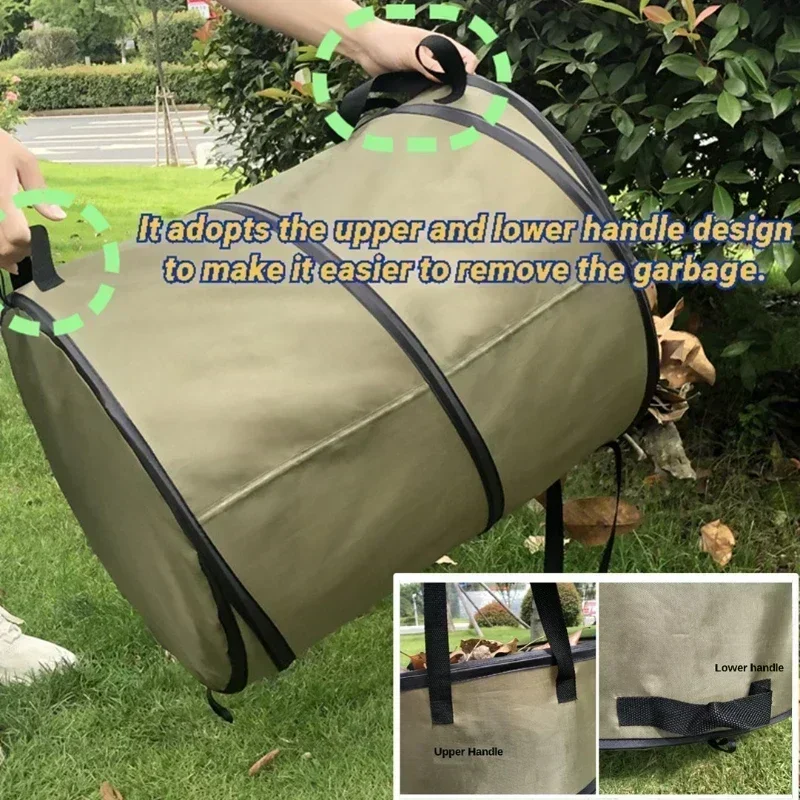 팝업 쓰레기통, 재사용 가능한 정원 쓰레기 봉투/잔디 봉투/낙엽 봉투, 자동차 쓰레기통, 접이식 캠핑 재활용통 자동차 액세서리