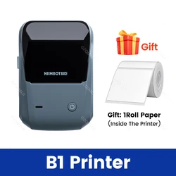 Portable Handheld Thermal Label Maker with Bluetooth - White (B1 Printer)