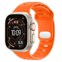 Premium Silicone Sport Band for Smartwatch - Durable & Comfortable Strap (5 orange)