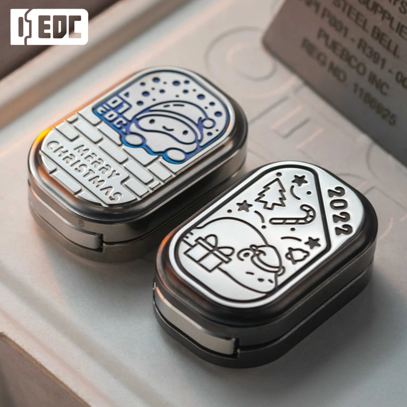 

01 EDC Mini Push Card Limited Decompression Titanium Alloy Zirconium Fidget Spinner To Play with You Ppb