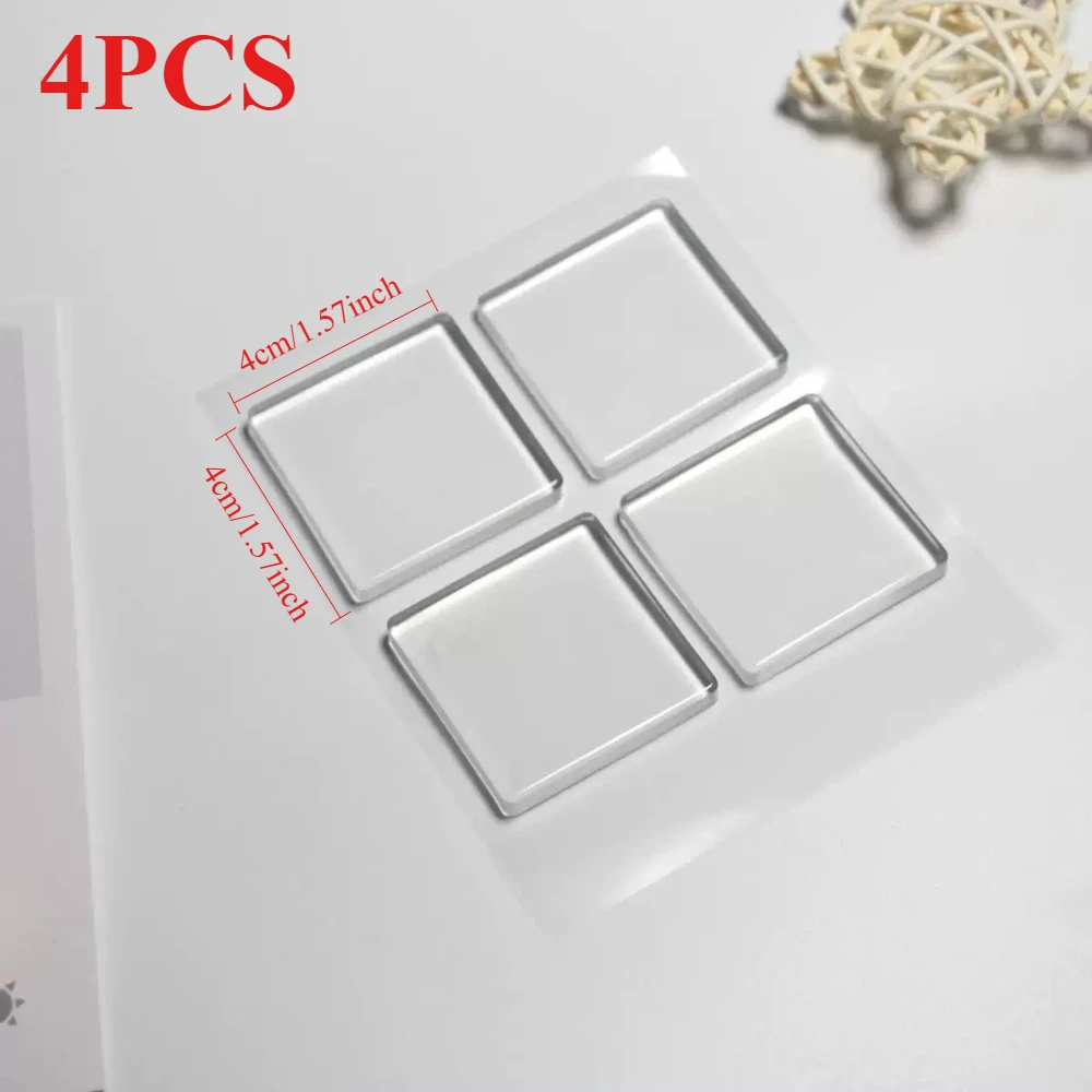 Silicone Non-Slip Anti-Vibration Pads for Appliances and Furniture (4-Pack)