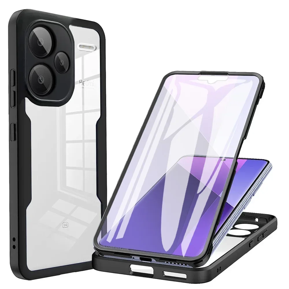 360 Full Screen HD Transparent Phone Cover Case